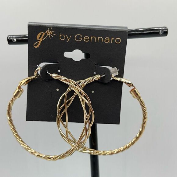G by Gennaro Hoop Earrings $16ea / 3 for $25 - Picture 2 of 6